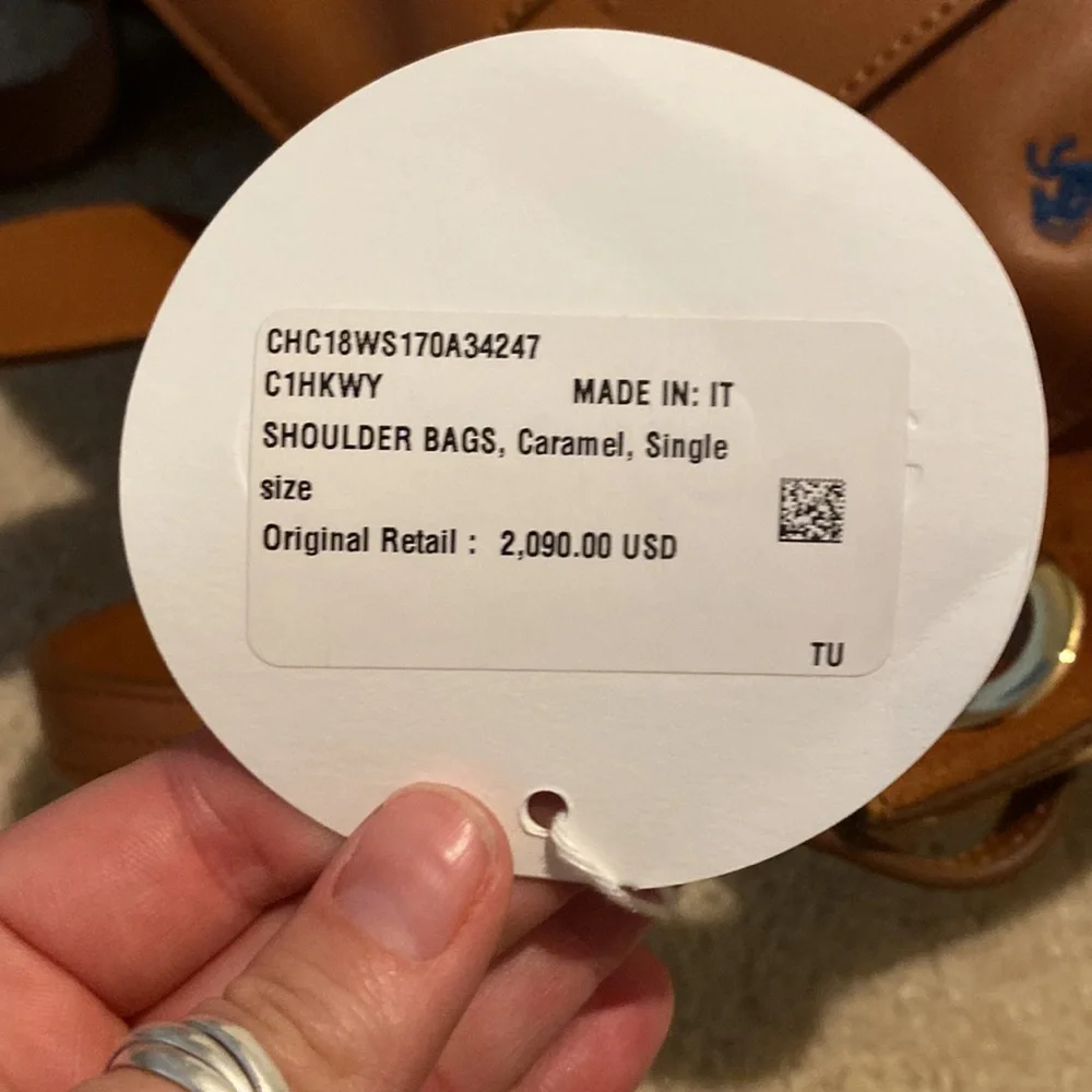 Chloe Brown Leather Tote NWT - Picture 3 of 16